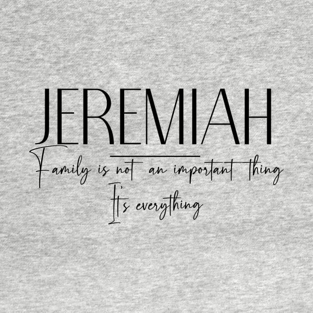 Jeremiah Family, Jeremiah Name, Jeremiah Middle Name by Rashmicheal
